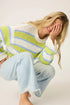 Pj Salvage Beautiful Life Striped Snuggle Sweater